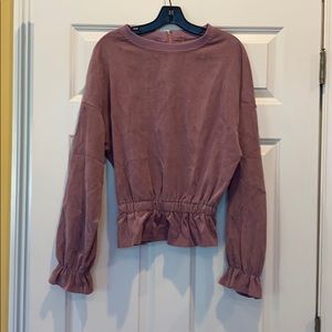 Purple Soft Corduroy Shirt